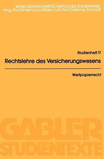Wertpapierrecht - Karl Sieg
