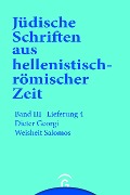 Cover-Bild zum Titel 'Weisheit Salomos' von 'Dieter Georgi'
