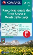 Cover-Bild zum Titel 'KOMPASS Wanderkarte 2476 Parco Nazionale del Gran Sasso e Monti della Laga 1:50.000' von ''
