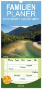 Cover-Bild zum Titel 'Familienplaner 2026 - Slowenische Landschaften mit 5 Spalten (Wandkalender, 21 x 45 cm) CALVENDO' von 'Drachenkind-Fotografie Drachenkind-Fotografie'