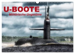 Cover-Bild zum Titel 'U-Boote - Militärische Ungetüme (Wandkalender 2026 DIN A3 quer), CALVENDO Monatskalender' von 'Elisabeth Stanzer'