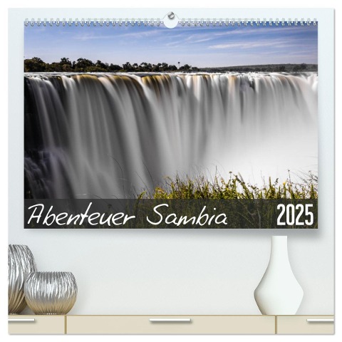 Abenteuer Sambia (hochwertiger Premium Wandkalender 2025 DIN A2 quer), Kunstdruck in Hochglanz - Carsten Und Stefanie Krüger