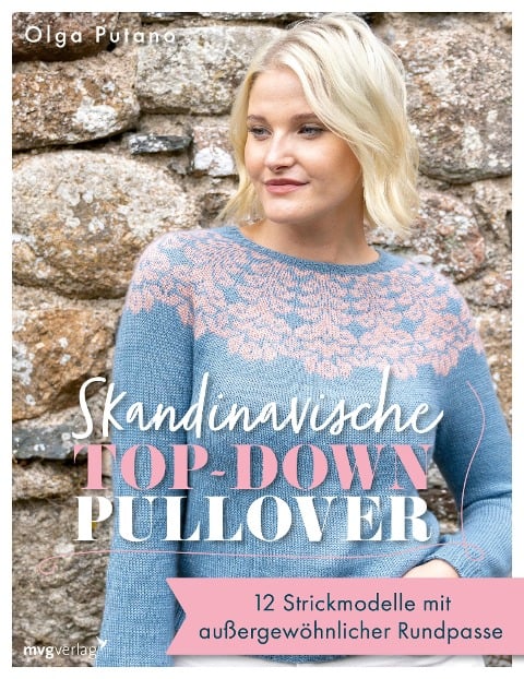 Skandinavische Top-down-Pullover - Olga Putano