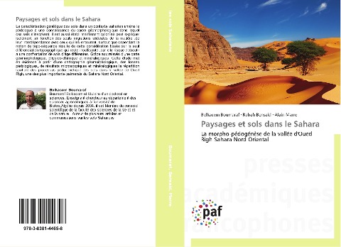 Paysages et sols dans le Sahara - Belkacem Boumaraf, Rabah Bensaid, Alain Marre