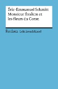 Cover-Bild zum Titel 'Monsieur Ibrahim et les fleurs du Coran. Lektüreschlüsssel für Schüler' von 'Eric-Emmanuel Schmitt'