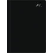 Cover-Bild zum Titel 'Taschenkalender schwarz 2026 - Bürokalender 10,2x14,2 - 1 Woche auf 2 Seiten - flexibler Kunststoffeinband - Notizheft - Wochenkalender - 640-1020' von ''