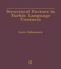 Cover-Bild zum Titel 'Structural Factors in Turkic Language Contacts' von 'Lars Johanson'