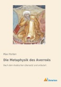 Cover-Bild zum Titel 'Die Metaphysik des Averroës' von ''