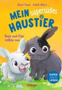 Cover-Bild zum Titel 'Mein supersüßes Haustier. Hops und Fips reißen aus' von 'Judith Allert'