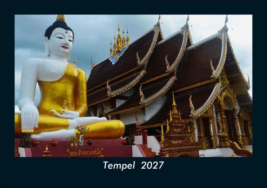Tempel  2027 Fotokalender DIN A5 - Tobias Schmitt, Kevin Heber