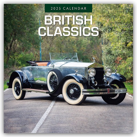 British Classics - Klassische britische Autos 2025 - 16-Monatskalender - Robin Red