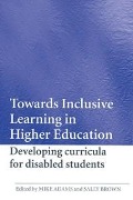 Cover-Bild zum Titel 'Towards Inclusive Learning in Higher Education' von ''
