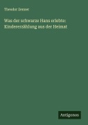 Cover-Bild zum Titel 'Was der schwarze Hans erlebte: Kindererzählung aus der Heimat' von 'Theodor Zenner'