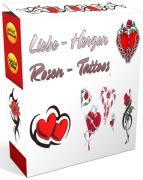Cover-Bild zum Titel 'Liebe - Herzen - Rosen Tattoo Vorlagen: Große Auswahl an Tattoo Design Vorlagen mit dem Motiv Liebe - Herzen - Rosen.' von 'Otmar Trierweiler'
