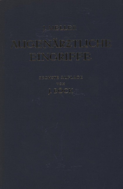 Augenärztliche Eingriffe - Josef Meller