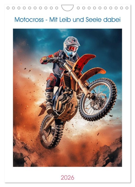 Motocross - Mit Leib und Seele dabei (Wandkalender 2026 DIN A4 hoch), CALVENDO Monatskalender - Steffen Gierok-Latniak