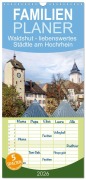 Familienplaner 2026 - Waldshut - liebenswertes Städtle am Hochrhein mit 5 Spalten (Wandkalender, 21 x 45 cm) CALVENDO - Liselotte Brunner-Klaus