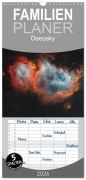 Cover-Bild zum Titel 'Familienplaner 2026 - Deepsky 2026 mit 5 Spalten (Wandkalender, 21 x 45 cm) CALVENDO' von 'Reinhold Wittich'