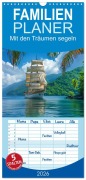 Cover-Bild zum Titel 'Familienplaner 2026 - Mit den Träumen segeln mit 5 Spalten (Wandkalender, 21 x 45 cm) CALVENDO' von 'Kerstin Waurick'