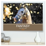FANTASY Pferde Horses Caballos (hochwertiger Premium Wandkalender 2026 DIN A2 quer), Kunstdruck in Hochglanz - Petra Eckerl Tierfotografie