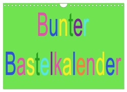 Cover-Bild zum Titel 'Bunter Bastelkalender (Wandkalender 2026 DIN A4 quer), CALVENDO Monatskalender' von 'Youlia Youlia'