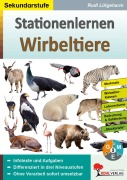 Cover-Bild zum Titel 'Stationenlernen Wirbeltiere' von 'Rudi Lütgeharm'
