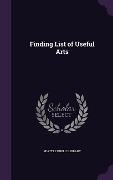 Cover-Bild zum Titel 'Finding List of Useful Arts' von ''