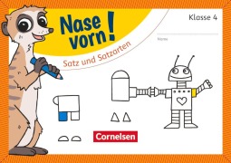 Cover-Bild zum Titel 'Nase vorn! - Deutsch 4. Schuljahr - Satz und Satzarten' von 'Anemone Fesl'