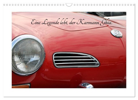 Eine Legende lebt, der Karmann-Ghia (Wandkalender 2024 DIN A3 quer), CALVENDO Monatskalender - Jörg Sabel