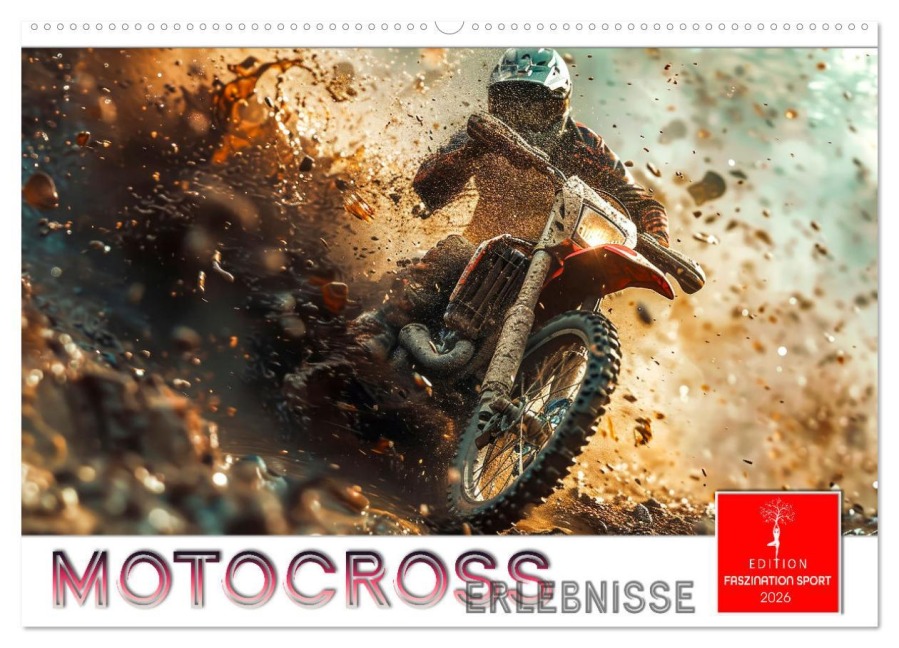 Motocross Erlebnisse (Wandkalender 2026 DIN A2 quer), CALVENDO Monatskalender - Peter Roder