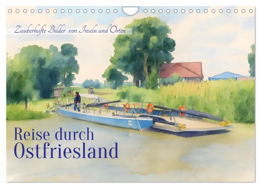 Reise durch Ostfriesland (Wandkalender 2027 DIN A4 quer), CALVENDO Monatskalender - Claudia Kleemann