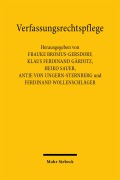 Cover-Bild zum Titel 'Verfassungsrechtspflege' von ''