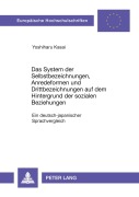 Cover-Bild zum Titel 'Das System der Selbstbezeichnungen, Anredeformen und Drittbezeichnungen auf dem Hintergrund der sozialen Beziehungen' von 'Yoshiharu Kasai'