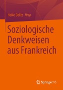 Cover-Bild zum Titel 'Soziologische Denkweisen aus Frankreich' von ''