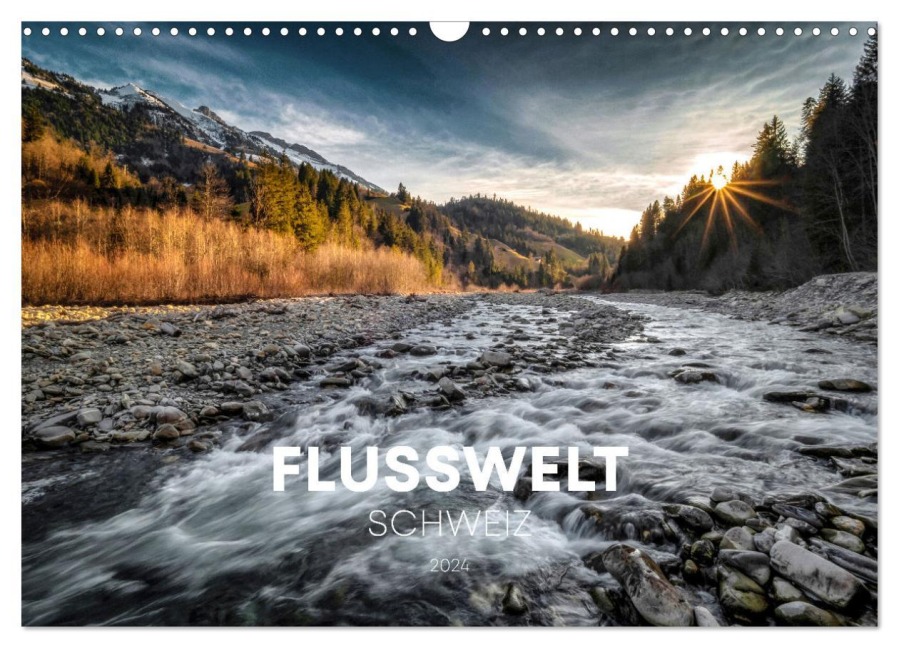 Flusswelt Schweiz (Wandkalender 2026 DIN A3 quer), CALVENDO Monatskalender - Simon Schuhmacher