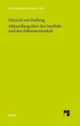 Cover-Bild zum Titel 'Abhandlung über den Intellekt und den Erkenntnisinhalt' von 'Dietrich von Freiberg'