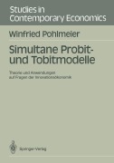 Cover-Bild zum Titel 'Simultane Probit- und Tobitmodelle' von 'Winfried Pohlmeier'