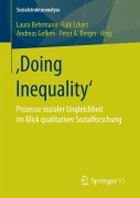 Cover-Bild zum Titel ''Doing Inequality'' von ''