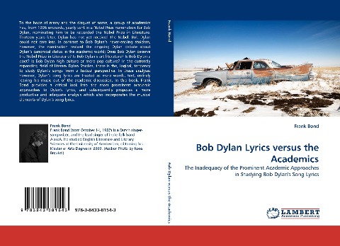 Bob Dylan Lyrics versus the Academics - Frank Bond