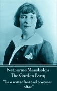 Cover-Bild zum Titel 'The Garden Party' von 'Katherine Mansfield'