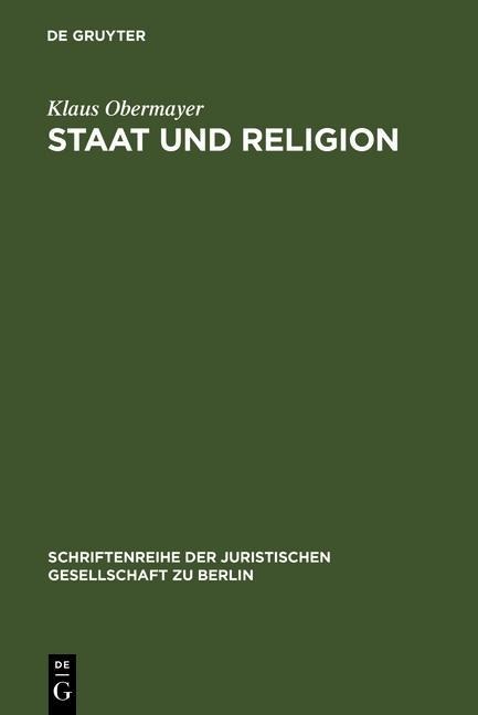 Staat und Religion - Klaus Obermayer