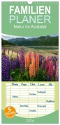 Familienplaner 2026 - Natur im Aostatal mit 5 Spalten (Wandkalender, 21 x 45 cm) CALVENDO - Photostravellers Photostravellers