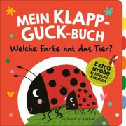 Cover-Bild zum Titel 'Mein Klapp-Guck-Buch: Welche Farbe hat das Tier?' von 'Susanne Weber'