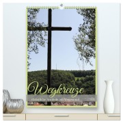 Cover-Bild zum Titel 'Wegkreuze - christliche Symbole am Wegesrand (hochwertiger Premium Wandkalender 2026 DIN A2 hoch), Kunstdruck in Hochglanz' von 'Simone Wenninger'