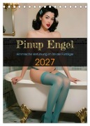Cover-Bild zum Titel 'Pinup Engel (Tischkalender 2027 DIN A5 hoch), CALVENDO Monatskalender' von 'Liam Blue'