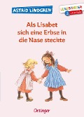 Cover-Bild zum Titel 'Als Lisabet sich eine Erbse in die Nase steckte' von 'Astrid Lindgren'