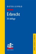 Cover-Bild zum Titel 'Erbrecht' von 'Dieter Leipold'