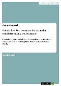 Cover-Bild zum Titel 'Politischer Rechtsextremismus in der Bundesrepublik Deutschland' von 'Jasmin Lippert'
