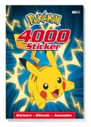 Cover-Bild zum Titel 'Pokémon: 4000 Sticker: Stickern - Rätseln - Ausmalen' von ''