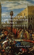 Cover-Bild zum Titel 'Information and Communication in Venice' von 'Filippo De Vivo, Filippo De Vivo'